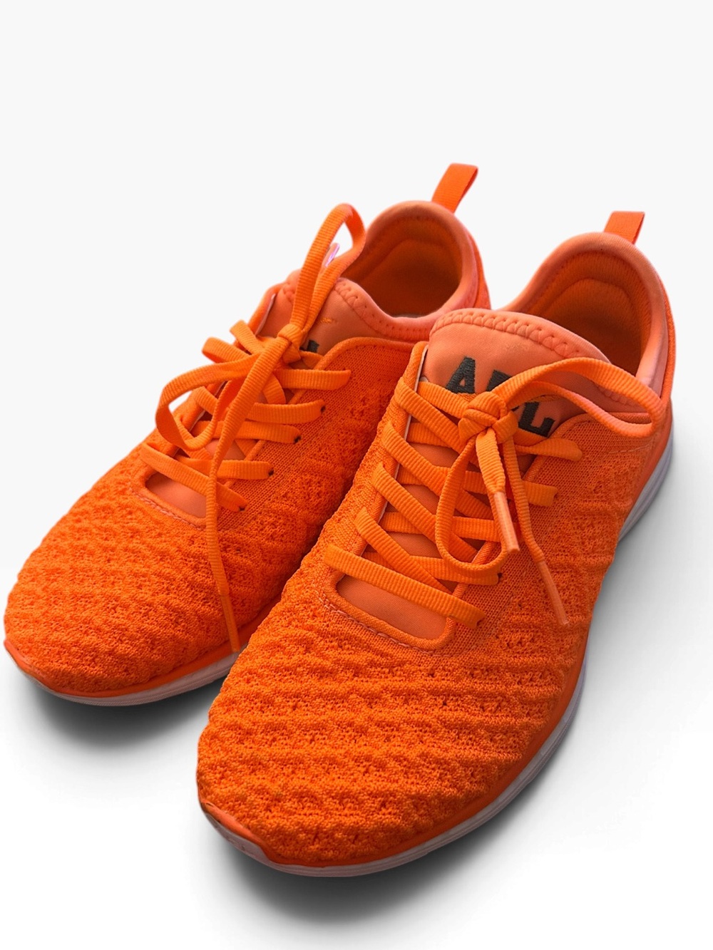 APL Women’s Techloom Phantom Running Sneaker size 6 safety orange neon